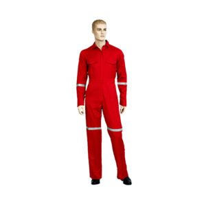 Red Shells Cotton Coverall